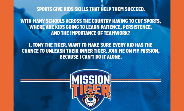 Kellogg’s Frosted Flakes® Teams up with Albertsons Foundation to Bring Mission Tiger™ to the 2022 Tony the Tiger® Sun Bowl